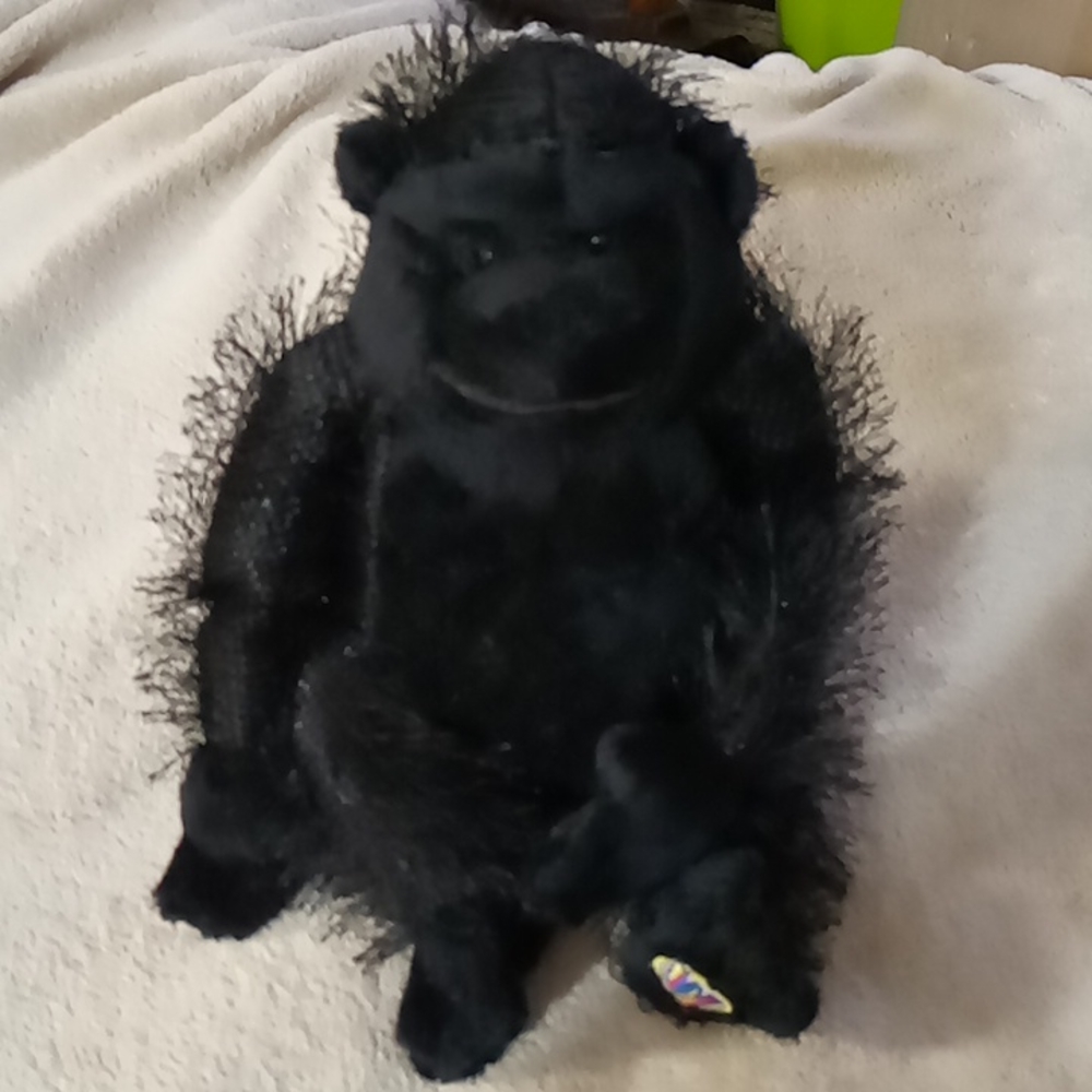 🌺Ganz Webkinz Black Plush "Gorilla"~HM040~No Code